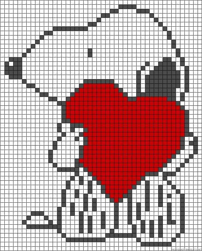 Pixel arts «Hearts» ☆ 50 arts