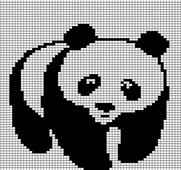 Pixel arts «Panda» ☆ 14 arts