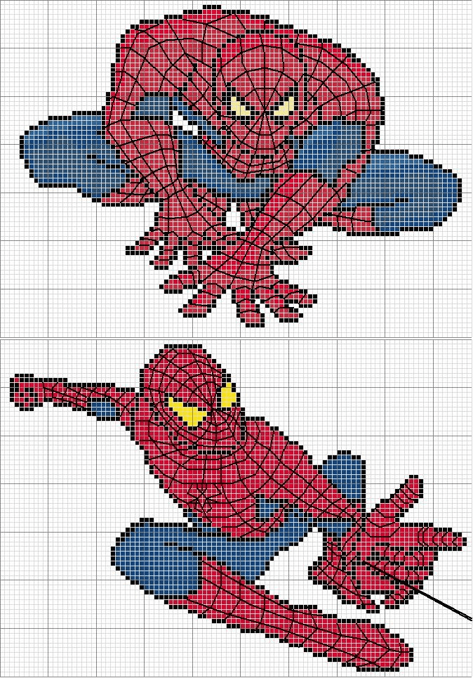 Pixel arts «Spiderman»